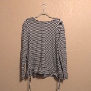 Black + White Striped Long Sleeve